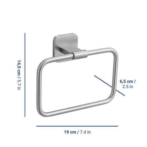 Produktbild: Turbo-Loc&reg; Handtuchring Mod. Porto Matt, Befestigen ohne Bohren