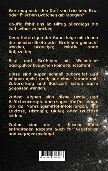 Produktbild: Brot und Br&ouml;tchen backen mit Weinsteinbackpulver