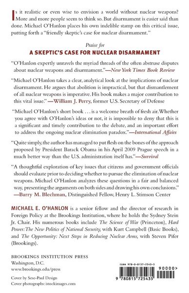 Produktbild: Skeptic's Case for Nuclear Disarmament