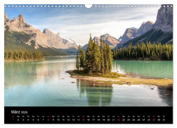 Produktbild: Die Landschaften Nordamerikas (Wandkalender 2026 DIN A3 quer), CALVENDO Monatskalender