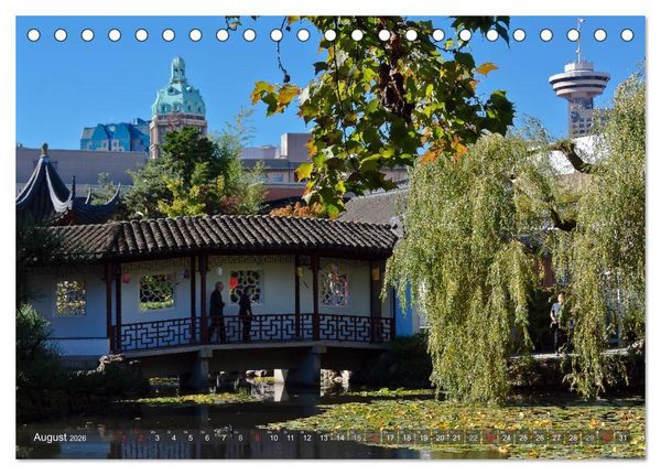 Produktbild: Vancouver Perspektiven (Tischkalender 2026 DIN A5 quer), CALVENDO Monatskalender