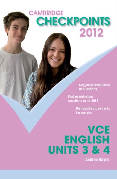 Produktbild: Cambridge Checkpoints Vce English Units 3 and 4 2012