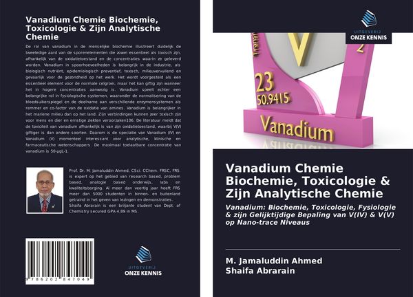 Produktbild: Vanadium Chemie Biochemie, Toxicologie & Zijn Analytische Chemie