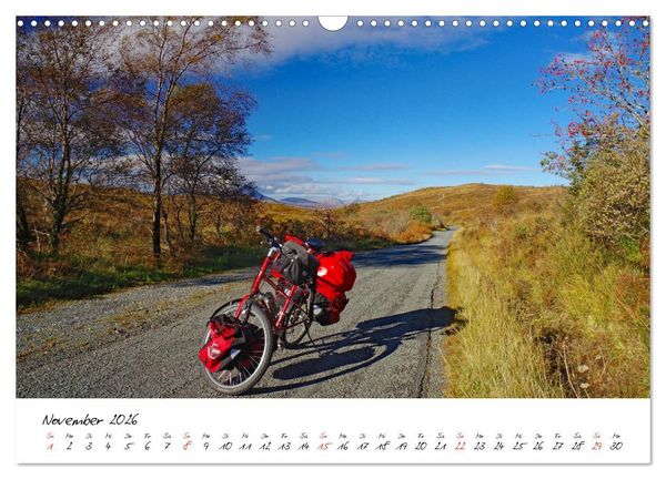 Produktbild: Abenteuer Radreisen (Wandkalender 2026 DIN A3 quer), CALVENDO Monatskalender