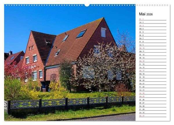 Produktbild: Langeoog - Sch&ouml;nste Insel Ostfrieslands (Wandkalender 2026 DIN A2 quer), CALVENDO Monatskalender