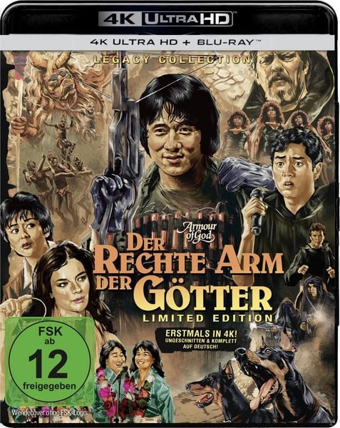 Produktbild: Armour of God - Der rechte Arm der G&ouml;tter - Legacy Collection LTD. - 4K HDR 2-Disc Limited Edition (4K Ultra HD) (+ Blu-ray)