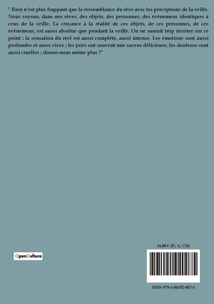 Produktbild: Le r&ecirc;ve et la r&eacute;alit&eacute;