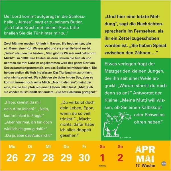 Produktbild: Witze f&uuml;rs Klo Kalender 2027