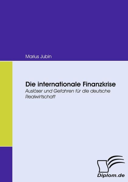 Produktbild: Die internationale Finanzkrise