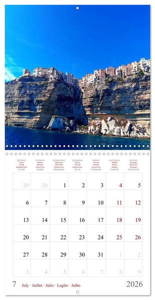 Produktbild: Corsica &ndash; Colors of a wild beauty (Wall Calendar 2026 12 &times; 12 Inch) CALVENDO 12 Month Wall Calendar