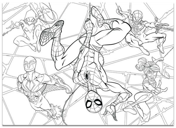 Produktbild: Marvel Puzzle DF Maxi Floor 4 X 48 Spider-Man