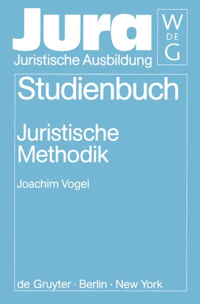 Produktbild: Juristische Methodik