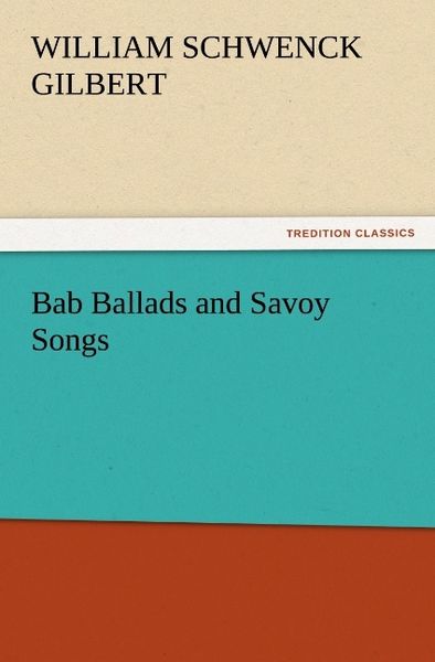 Produktbild: Bab Ballads and Savoy Songs