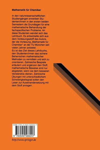 Produktbild: Mathematik f&uuml;r Chemiker