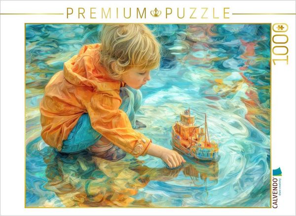 CALVENDO Puzzle Am Wasser | 1000 Teile Lege-Größe 64x48cm Foto-Puzzle für glückliche Stunden