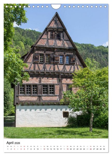 Produktbild: Blaubeuren I Das Kloster - Der Blautopf - Der Ort (Wandkalender 2026 DIN A4 hoch), CALVENDO Monatskalender