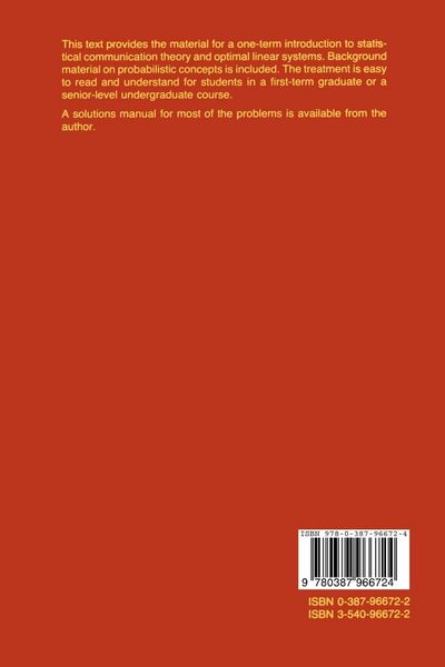 Produktbild: An Introduction to Communication Theory and Systems