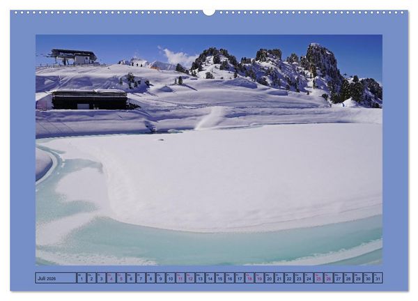 Produktbild: Winterwanderung in den Tuxer Alpen (hochwertiger Premium Wandkalender 2026 DIN A2 quer), Kunstdruck in Hochglanz