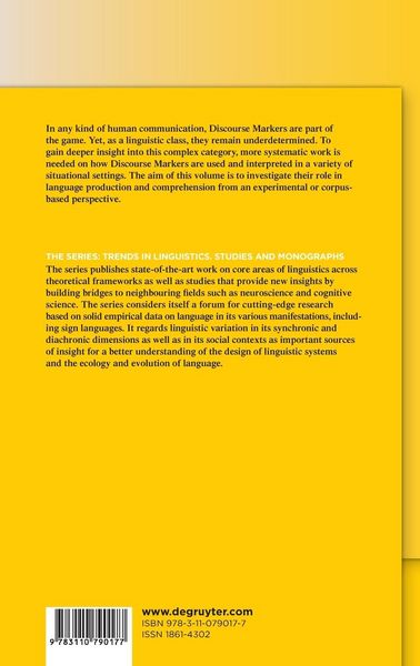 Produktbild: Discourse Markers in Interaction