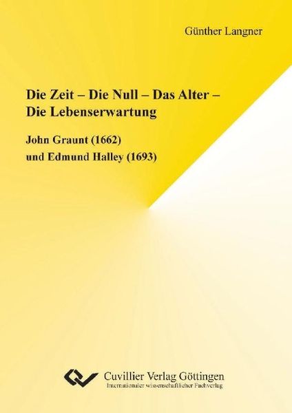 Produktbild: Die Zeit - Die Null - Das Alter - Die Lebenserwartung. John Graunt (1662) und Edmund Halley (1693)