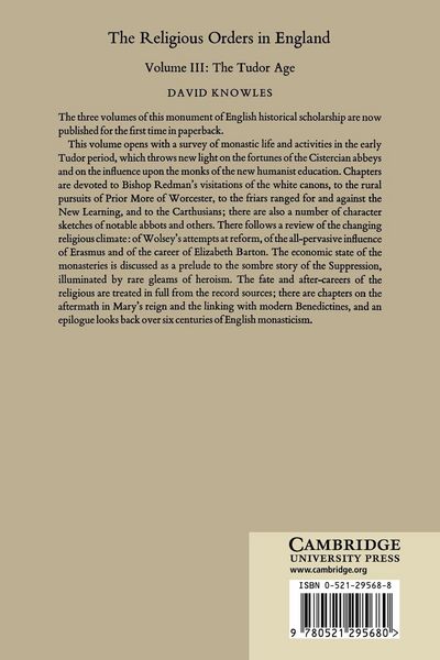 Produktbild: The Religious Orders in England