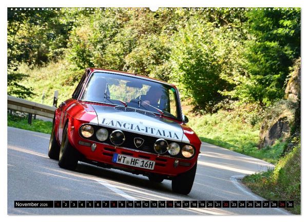 Produktbild: Italienische Oldtimer am Berg (Wandkalender 2026 DIN A2 quer), CALVENDO Monatskalender