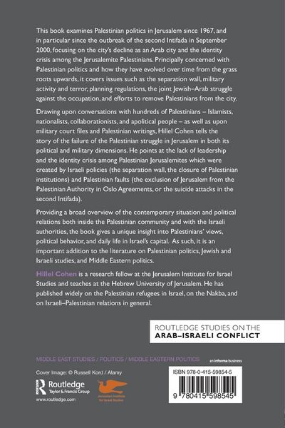 Produktbild: The Rise and Fall of Arab Jerusalem