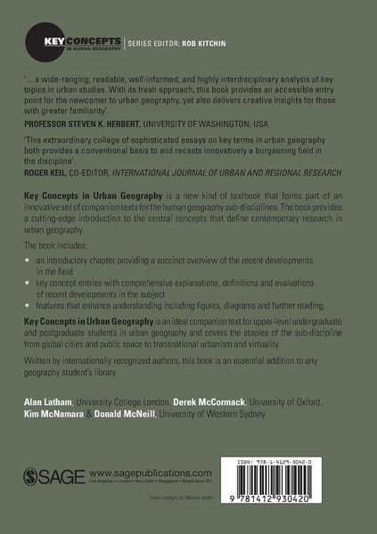 Produktbild: Key Concepts in Urban Geography