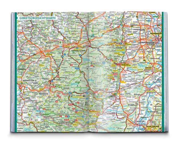 Produktbild: KOMPASS Wanderf&uuml;hrer Pf&auml;lzerwald und Deutsche Weinstra&szlig;e, 60 Touren mit Extra-Tourenkarte