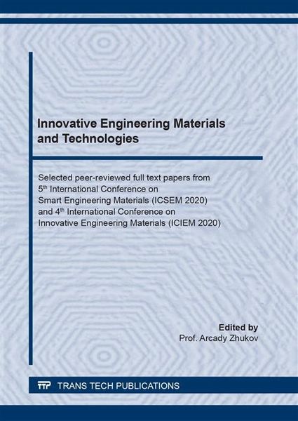 Produktbild: Innovative Engineering Materials and Technologies
