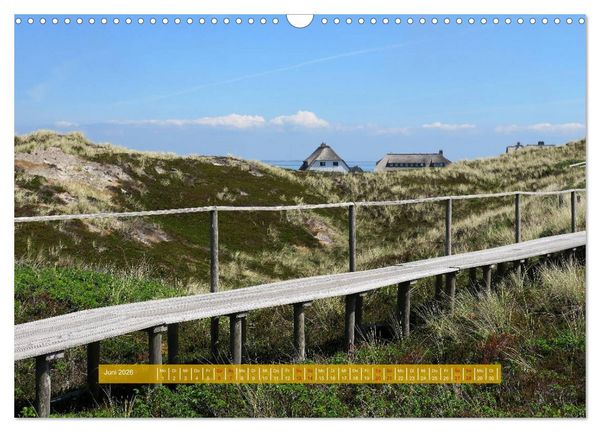 Produktbild: Unendliche Weite Sylts - Faszinierende Landschaftsaufnahmen (Wandkalender 2026 DIN A3 quer), CALVENDO Monatskalender