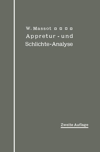 Produktbild: Anleitung zur qualitativen Appretur- und Schlichte-Analyse
