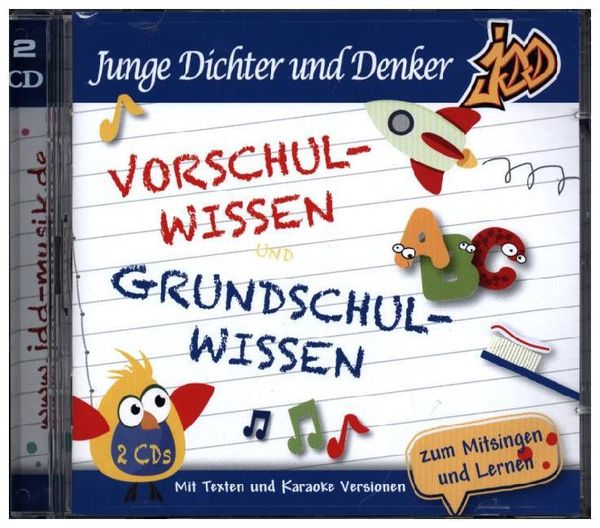 Produktbild: Junge Dichter und Denker: Vor- u. Grundschulwissen/2 CDs
