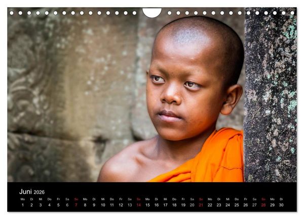 Produktbild: Kambodscha: das K&ouml;nigreich der Wunder (Wandkalender 2026 DIN A4 quer), CALVENDO Monatskalender