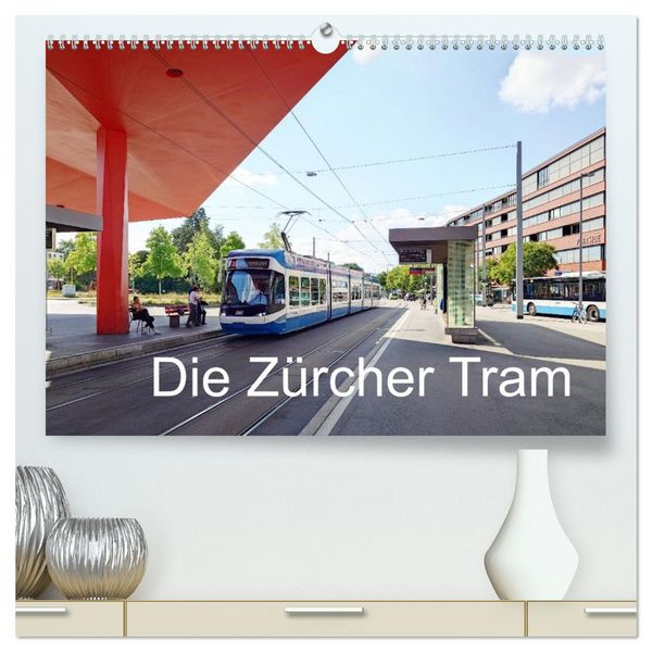 Die Zürcher Tram (hochwertiger Premium Wandkalender 2026 DIN A2 quer), Kunstdruck in Hochglanz