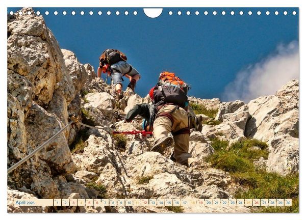 Produktbild: Bergsteigen und Klettern (Wandkalender 2026 DIN A4 quer), CALVENDO Monatskalender