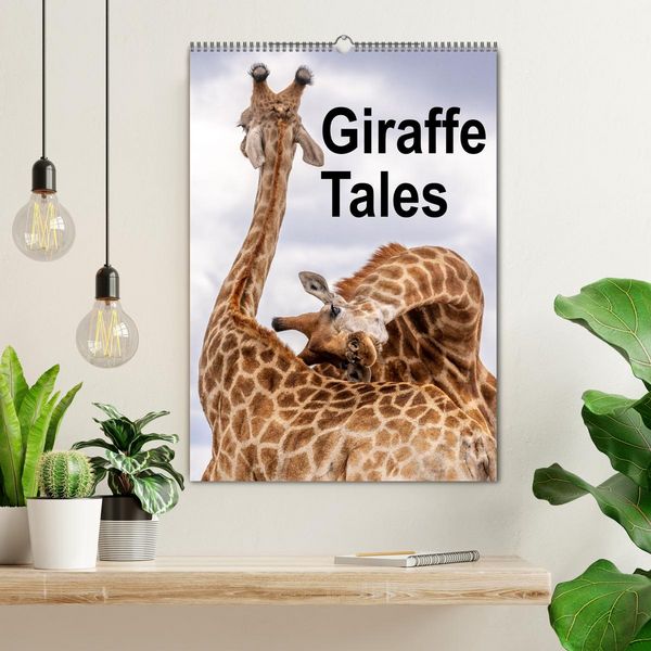 Produktbild: Giraffe Tales (Wall Calendar 2026 DIN A2 portrait), CALVENDO 12 Month Wall Calendar
