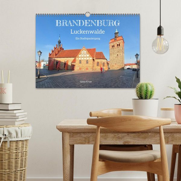 Produktbild: Brandenburg - Luckenwalde - Ein Stadtspaziergang (Wandkalender 2026 DIN A3 quer), CALVENDO Monatskalender