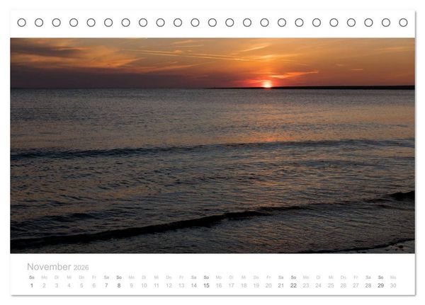 Produktbild: Einfach Borkum (Tischkalender 2026 DIN A5 quer), CALVENDO Monatskalender