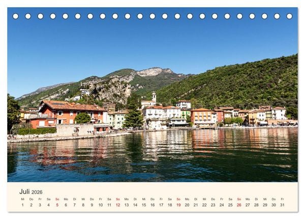 Produktbild: Wanderreise Gardasee (Tischkalender 2026 DIN A5 quer), CALVENDO Monatskalender