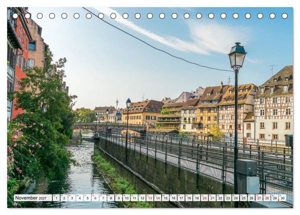 Produktbild: Romantisches Stra&szlig;burg (Tischkalender 2027 DIN A5 quer), CALVENDO Monatskalender