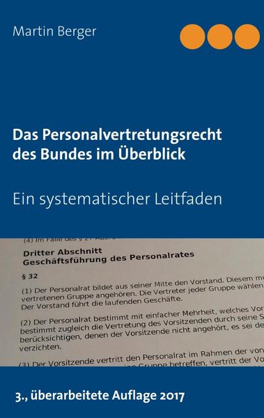 Produktbild: Das Personalvertretungsrecht des Bundes im &Uuml;berblick