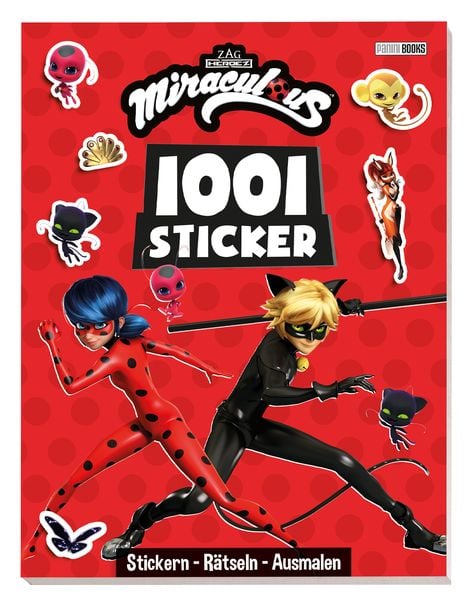 Miraculous: 1001 Sticker: Stickern – Rätseln – Ausmalen, Taschenbuch von Panini, Panini, 9783833245428