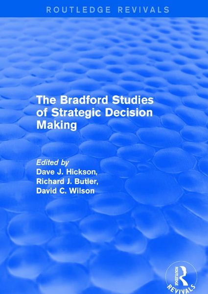 Produktbild: The Bradford Studies of Strategic Decision Making