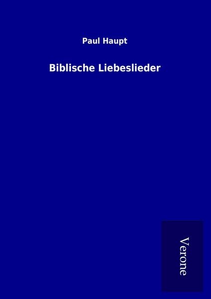 Produktbild: Biblische Liebeslieder