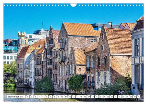 Produktbild: Gent - staunen und erleben (Wandkalender 2026 DIN A3 quer), CALVENDO Monatskalender