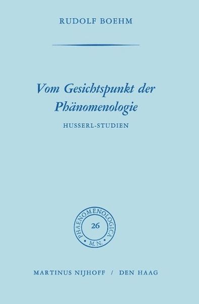 Produktbild: Vom Gesichtspunkt der Ph&auml;nomenologie