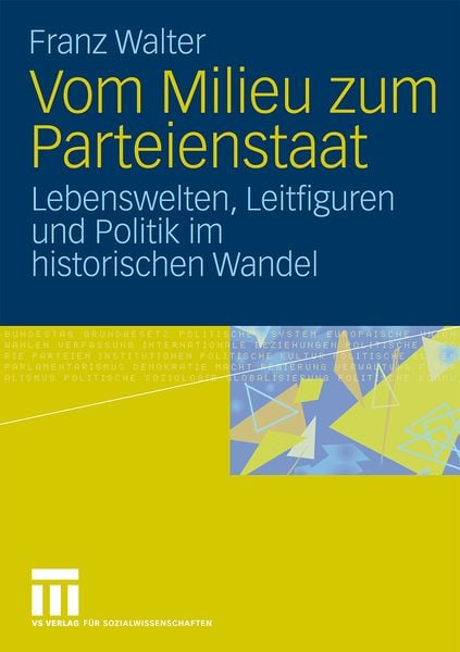 Produktbild: Vom Milieu zum Parteienstaat