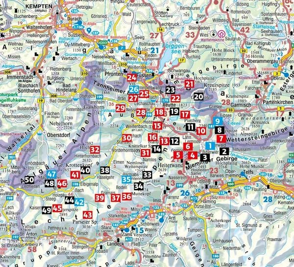Produktbild: ROTHER Wanderf&uuml;hrer Au&szlig;erfern - Lechtal. 50 Touren um Ehrwald, Lermoos und Reutte &ndash; in der Tiroler Zugspitz Arena und im Naturpark Tiroler Lech