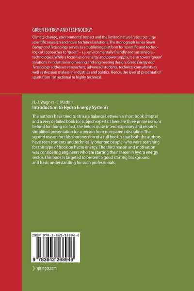 Produktbild: Introduction to Hydro Energy Systems